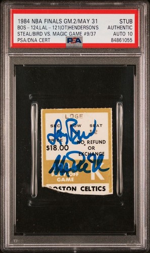 1984 nba finals game ticket - 1984, 2